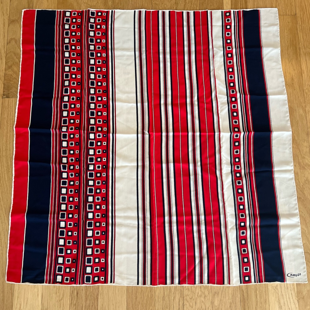 Vintage Caruso silk scarf